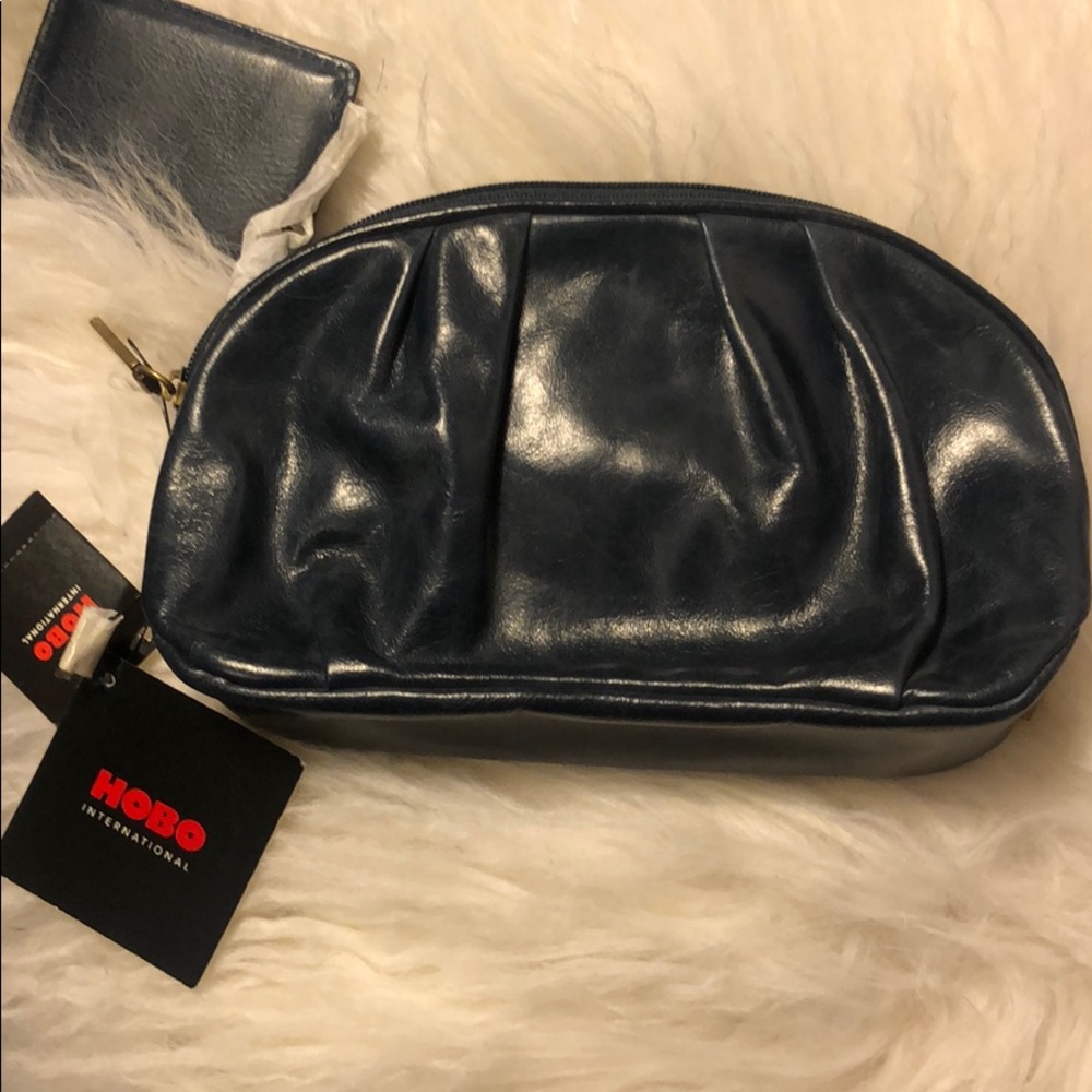 Hobo JOLIE zipper pouch in midnight color